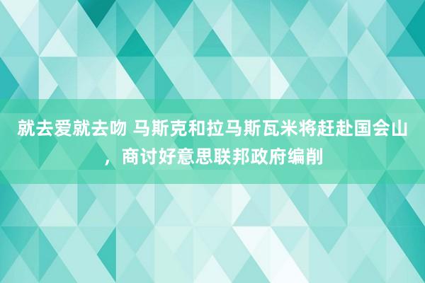 就去爱就去吻 马斯克和拉马斯瓦米将赶赴国会山，商讨好意思联邦政府编削