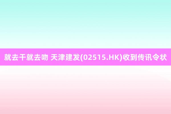 就去干就去吻 天津建发(02515.HK)收到传讯令状