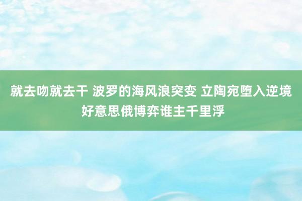 就去吻就去干 波罗的海风浪突变 立陶宛堕入逆境 好意思俄博弈谁主千里浮