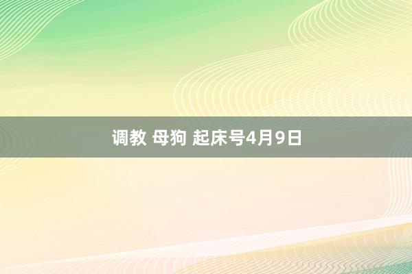 调教 母狗 起床号4月9日
