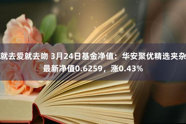 就去爱就去吻 3月24日基金净值：华安聚优精选夹杂最新净值0.6259，涨0.43%