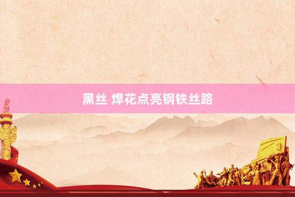 黑丝 焊花点亮钢铁丝路